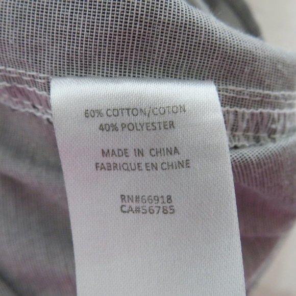 Phat Farm* Men's Short Sleeve Button Down Curved Hem Chest Pocket Shirt~ Large - Picture 6 of 10